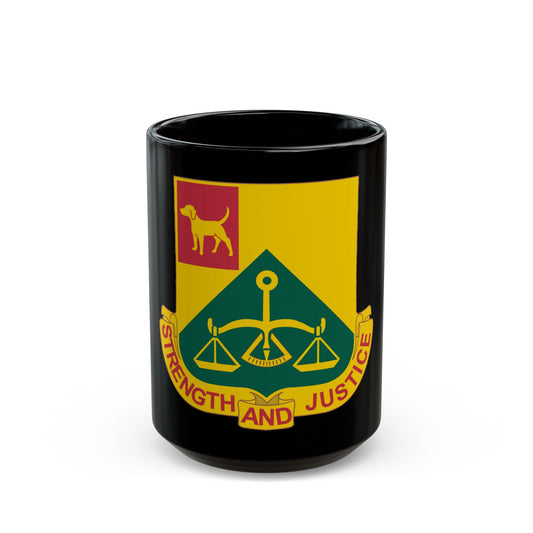 175 Military Police Battalion (U.S. Army) Black Coffee Mug-15oz-The Sticker Space