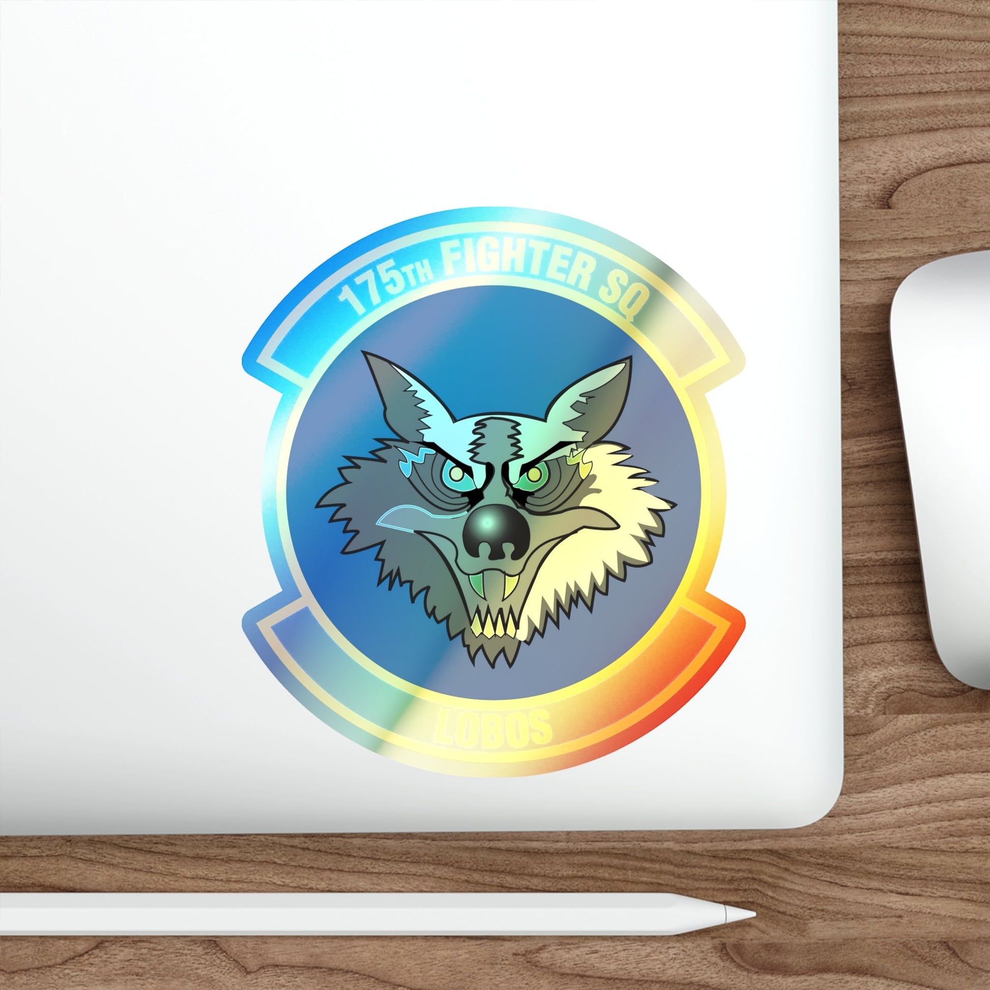 175th Fighter Squadron (U.S. Air Force) Holographic STICKER Die-Cut Vinyl Decal-The Sticker Space