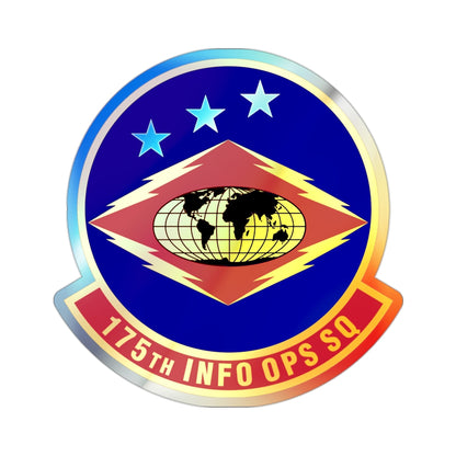 175th Information Operations Squadron (U.S. Air Force) Holographic STICKER Die-Cut Vinyl Decal-2 Inch-The Sticker Space
