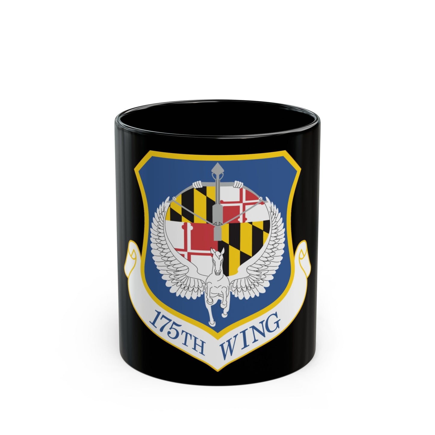 175th Wing (U.S. Air Force) Black Coffee Mug-11oz-The Sticker Space