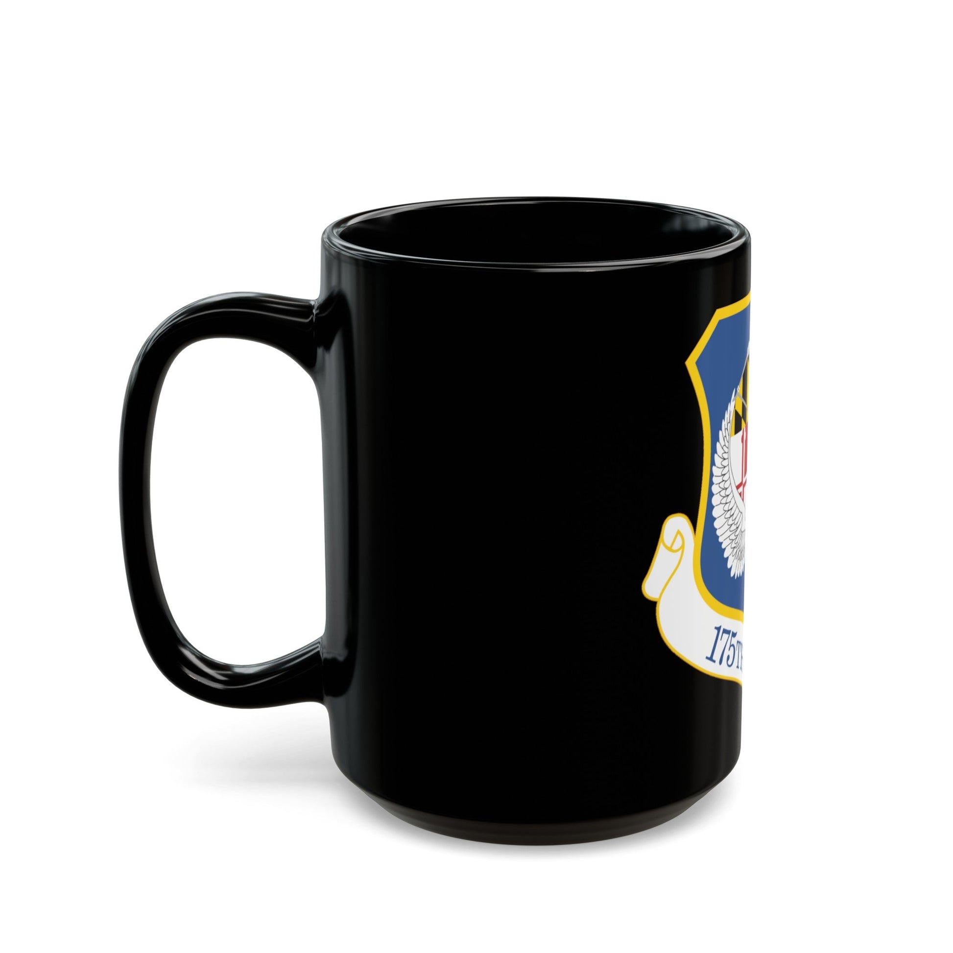 175th Wing (U.S. Air Force) Black Coffee Mug-The Sticker Space