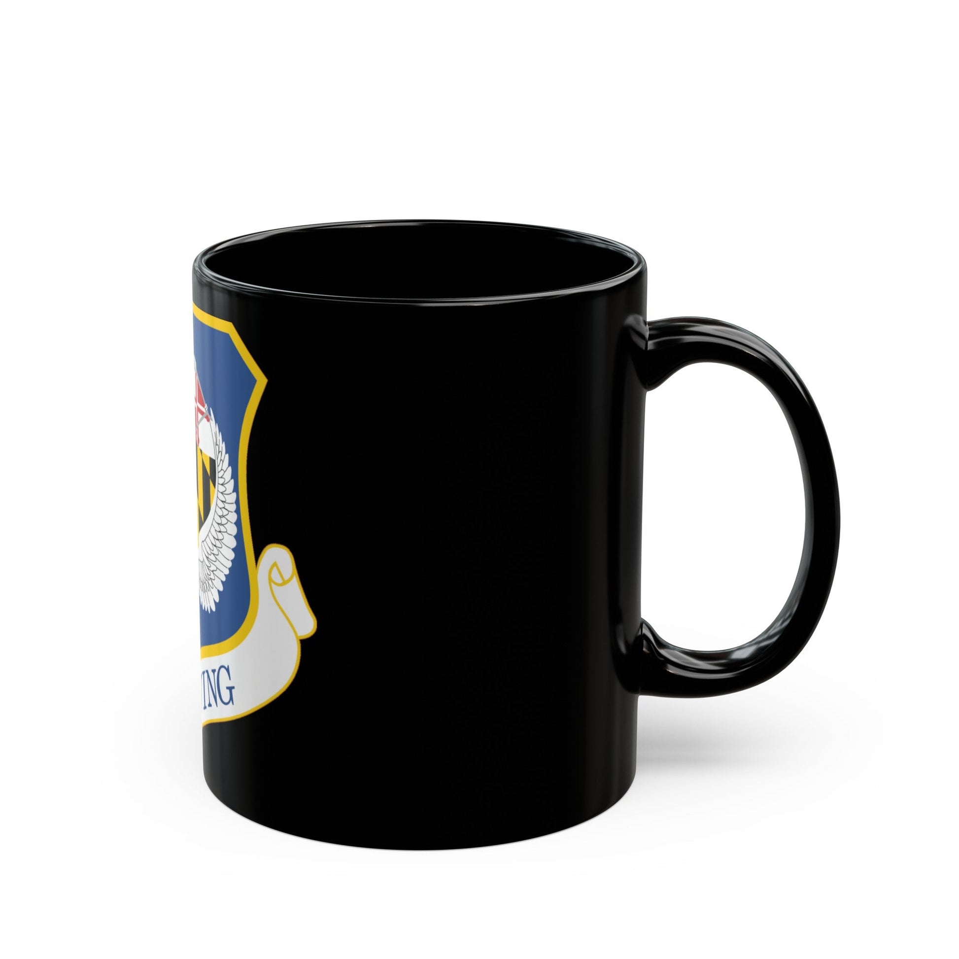 175th Wing (U.S. Air Force) Black Coffee Mug-The Sticker Space