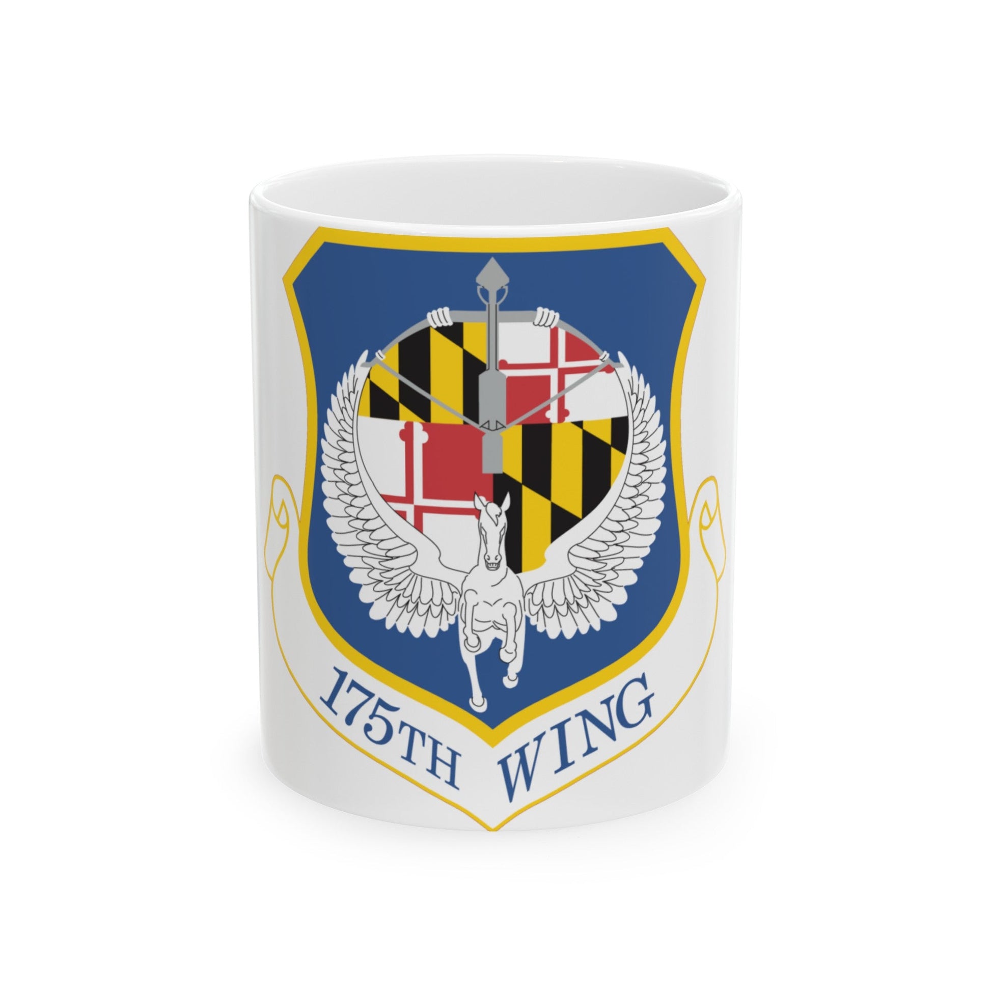 175th Wing (U.S. Air Force) White Coffee Mug-11oz-The Sticker Space