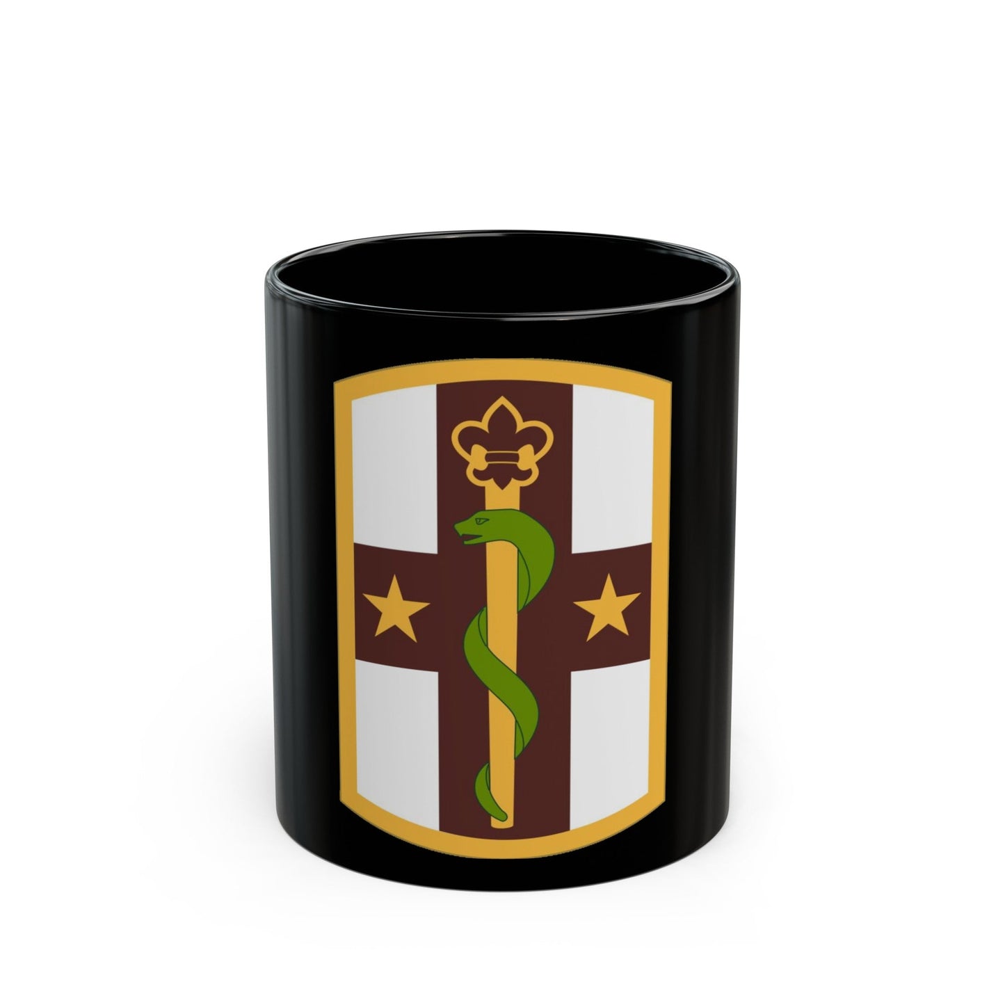 176 Medical Brigade (U.S. Army) Black Coffee Mug-11oz-The Sticker Space