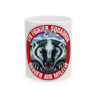 176th Fighter Squadron (U.S. Air Force) White Coffee Mug-11oz-The Sticker Space