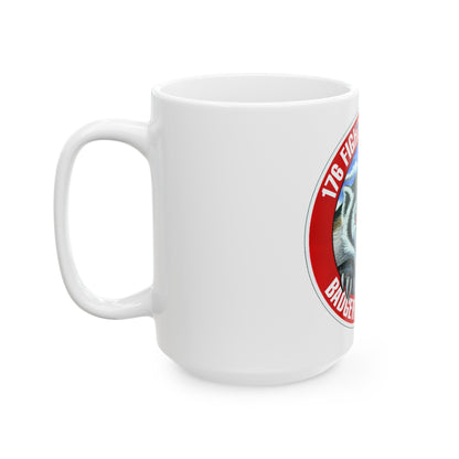 176th Fighter Squadron (U.S. Air Force) White Coffee Mug-The Sticker Space