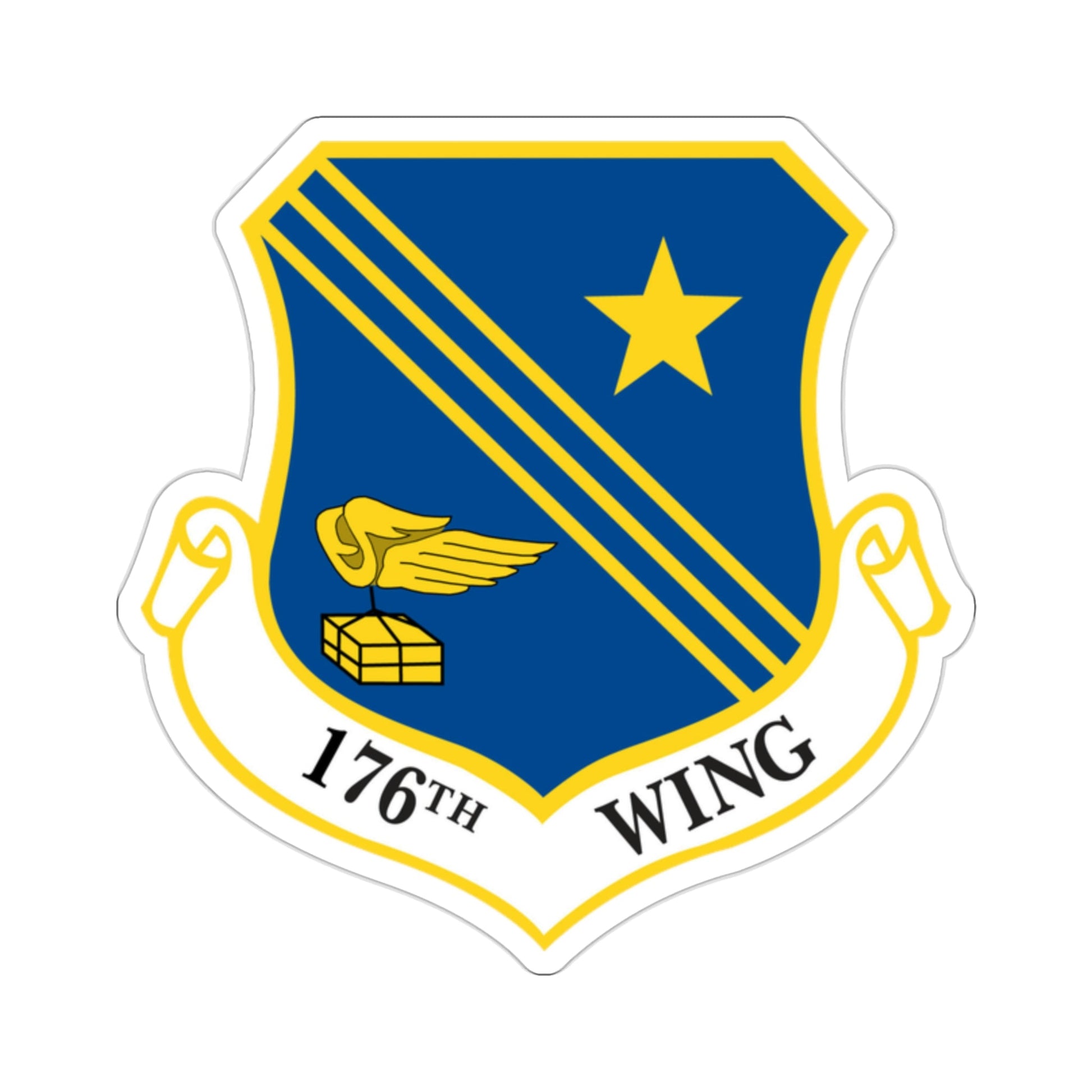 176th Wing (U.S. Air Force) STICKER Vinyl Die-Cut Decal-2 Inch-The Sticker Space