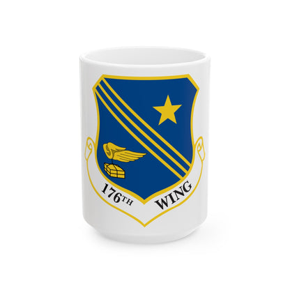176th Wing (U.S. Air Force) White Coffee Mug-15oz-The Sticker Space