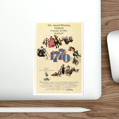 1776 1972 Movie Poster STICKER Vinyl Die-Cut Decal-The Sticker Space