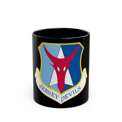 177th Fighter Wing (U.S. Air Force) Black Coffee Mug-11oz-The Sticker Space