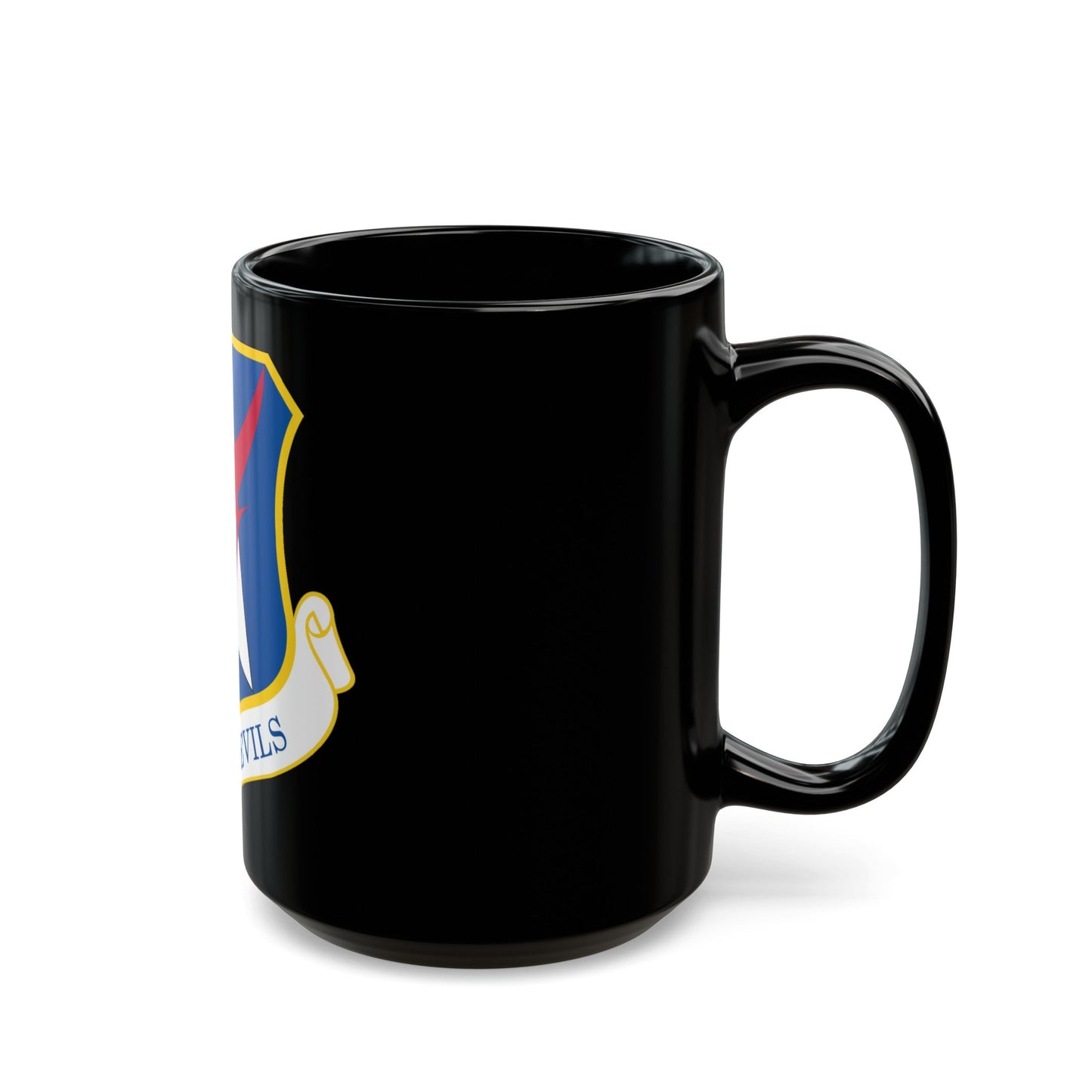 177th Fighter Wing (U.S. Air Force) Black Coffee Mug-The Sticker Space