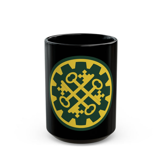 177th Military Police Brigade (U.S. Army) Black Coffee Mug-15oz-The Sticker Space