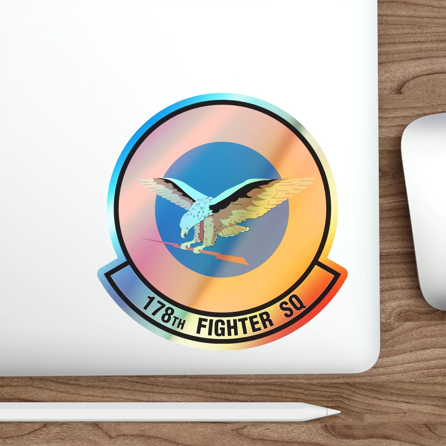 178 Fighter Squadron (U.S. Air Force) Holographic STICKER Die-Cut Vinyl Decal-The Sticker Space