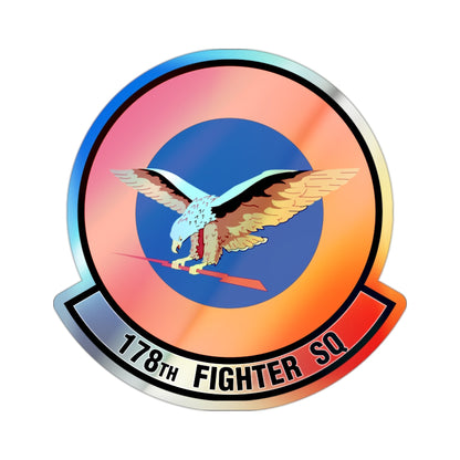 178 Fighter Squadron (U.S. Air Force) Holographic STICKER Die-Cut Vinyl Decal-2 Inch-The Sticker Space