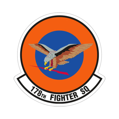 178 Fighter Squadron (U.S. Air Force) STICKER Vinyl Die-Cut Decal-3 Inch-The Sticker Space