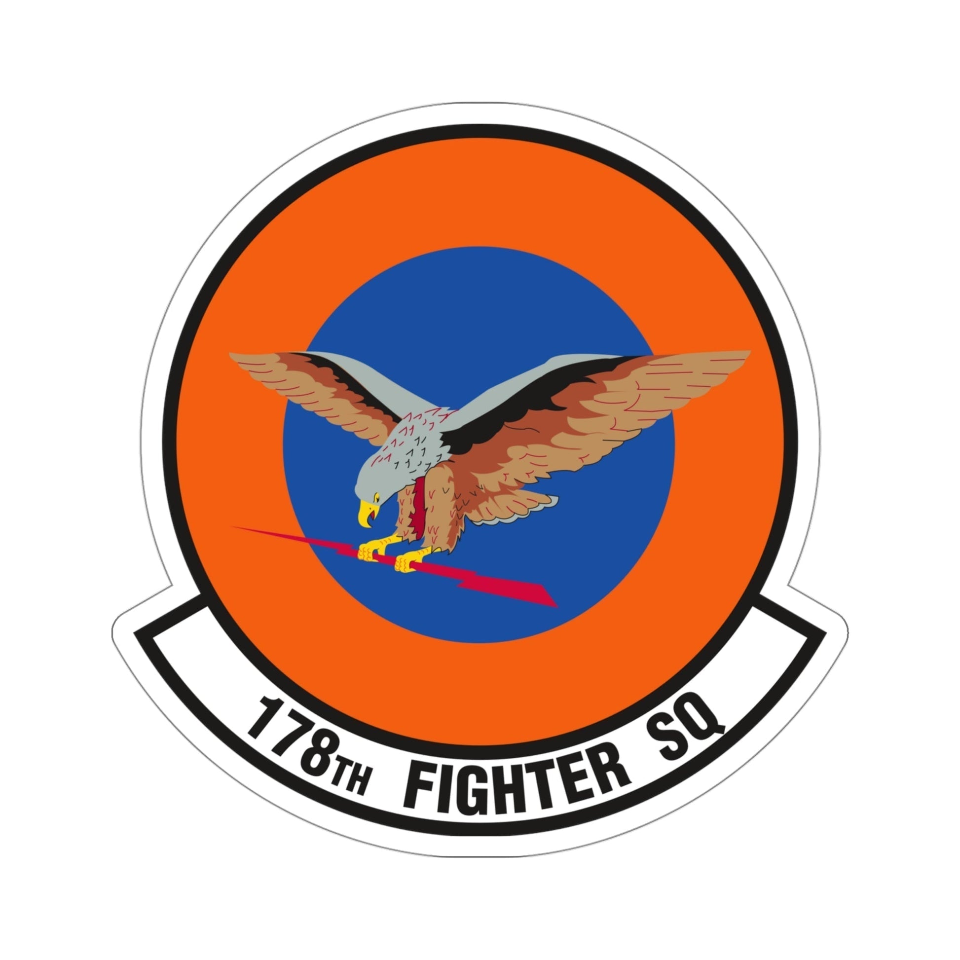 178 Fighter Squadron (U.S. Air Force) STICKER Vinyl Die-Cut Decal-4 Inch-The Sticker Space