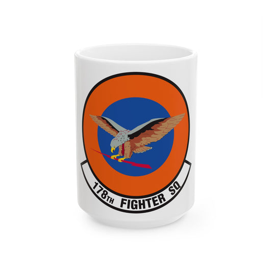 178 Fighter Squadron (U.S. Air Force) White Coffee Mug-15oz-The Sticker Space