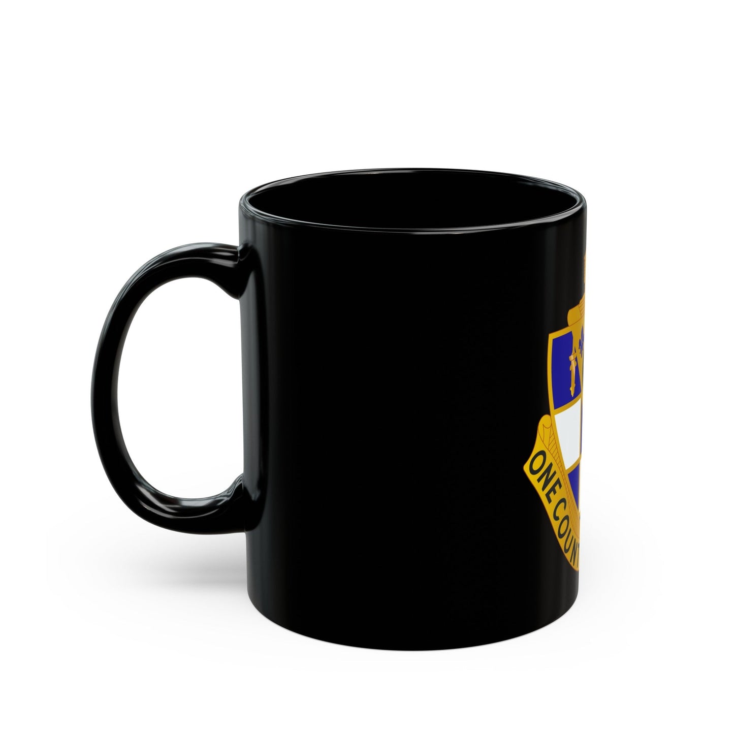178th Infantry Regiment (U.S. Army) Black Coffee Mug-The Sticker Space