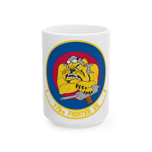 179th Fighter Squadron (U.S. Air Force) White Coffee Mug-15oz-The Sticker Space