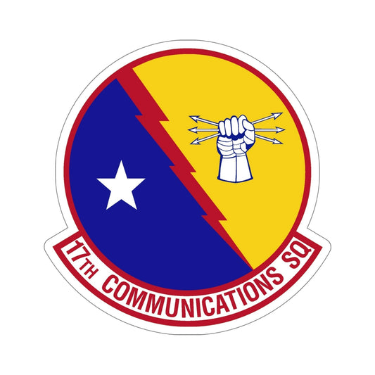 17th Communications Squadron (U.S. Air Force) STICKER Vinyl Die-Cut Decal-6 Inch-The Sticker Space