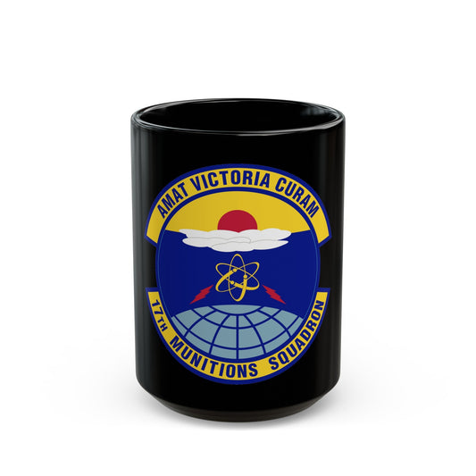 17th Munitions Squadron (U.S. Air Force) Black Coffee Mug-15oz-The Sticker Space