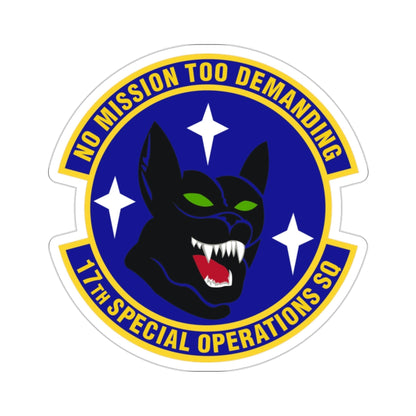 17th Special Operations Squadron (U.S. Air Force) STICKER Vinyl Die-Cut Decal-2 Inch-The Sticker Space