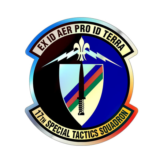 17th Special Tactics Squadron (U.S. Air Force) Holographic STICKER Die-Cut Vinyl Decal-6 Inch-The Sticker Space