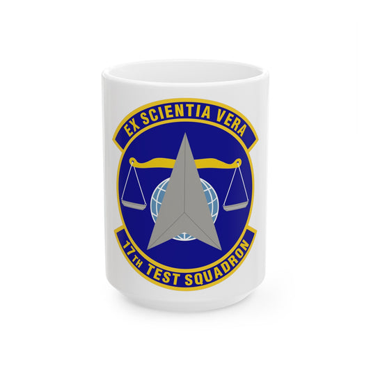17th Test Squadron (U.S. Air Force) White Coffee Mug