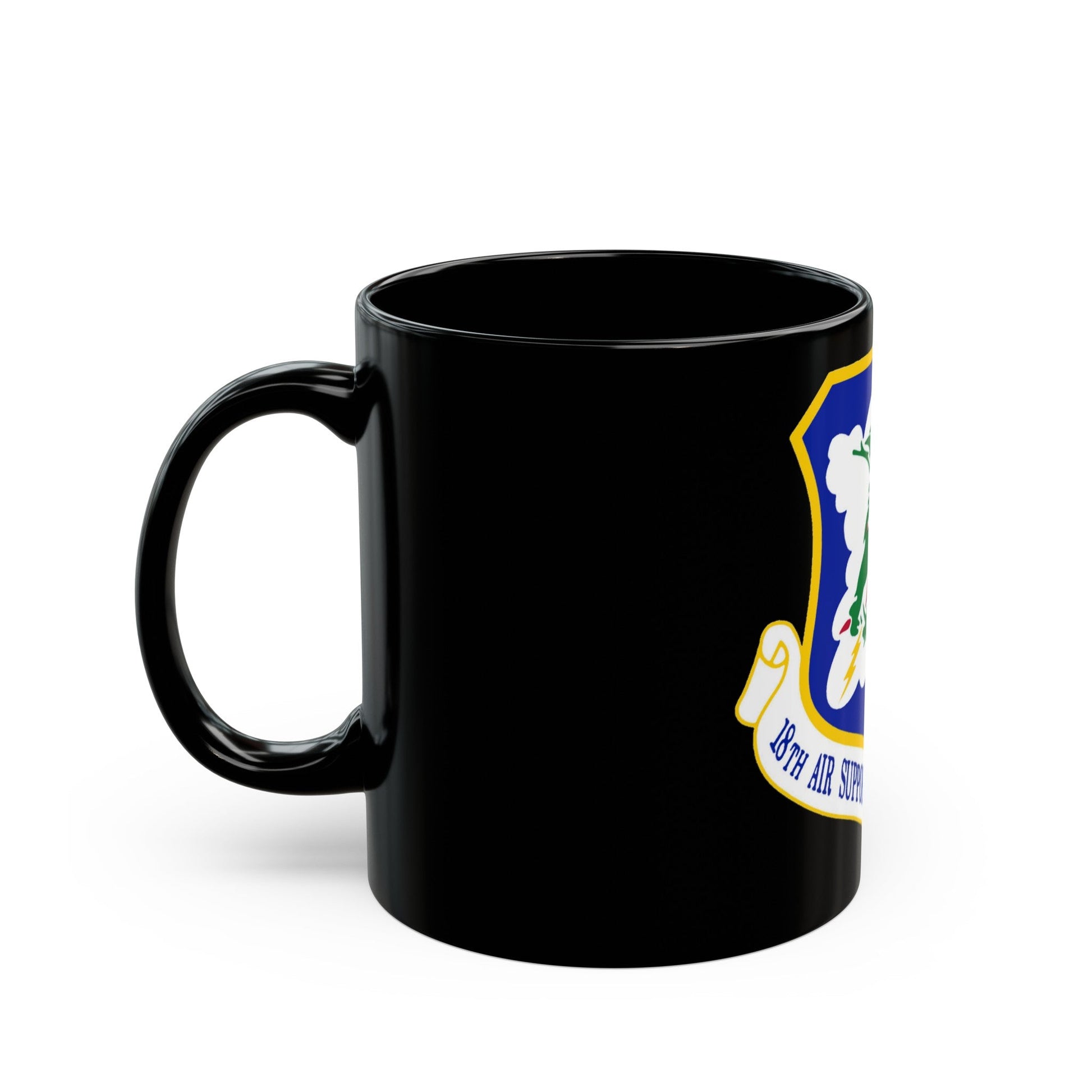 18 Air Support Operations Group ACC (U.S. Air Force) Black Coffee Mug-The Sticker Space