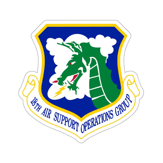 18 Air Support Operations Group ACC (U.S. Air Force) STICKER Vinyl Die-Cut Decal-6 Inch-The Sticker Space