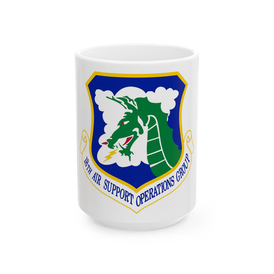 18 Air Support Operations Group ACC (U.S. Air Force) White Coffee Mug