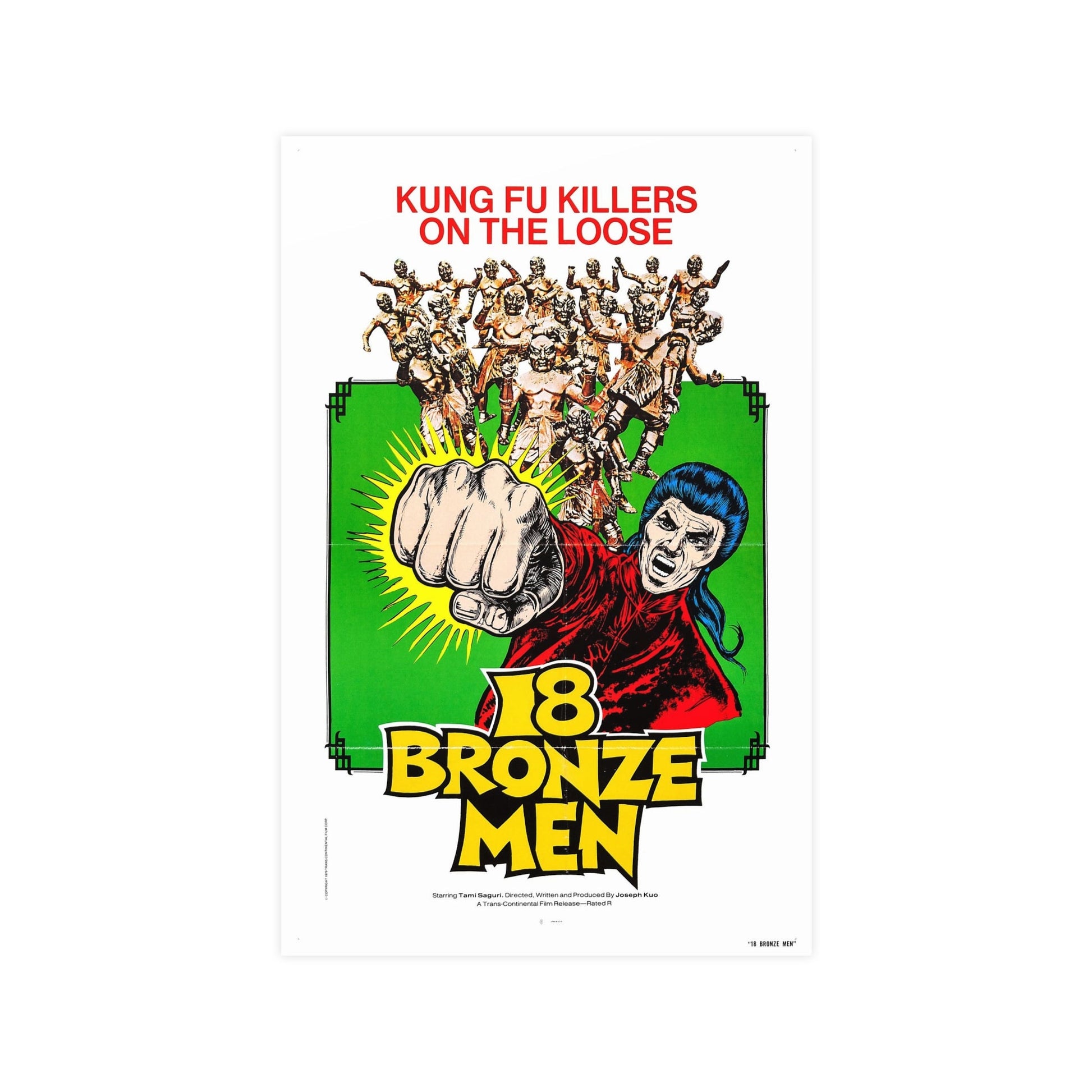 18 BRONZE MEN 1976 - Paper Movie Poster-11″ x 17″ (Vertical)-The Sticker Space