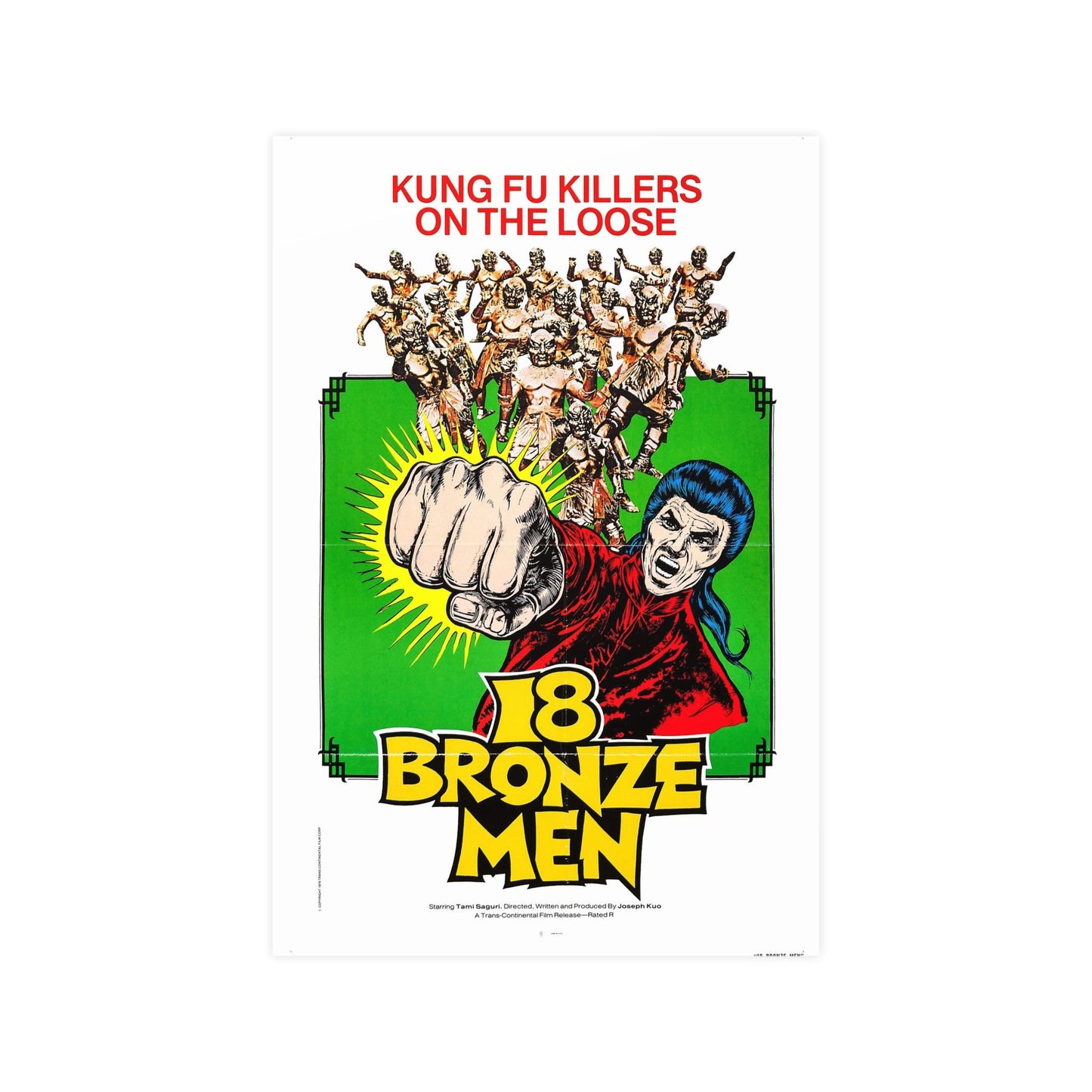 18 BRONZE MEN 1976 - Paper Movie Poster-12″ x 18″ (Vertical)-The Sticker Space