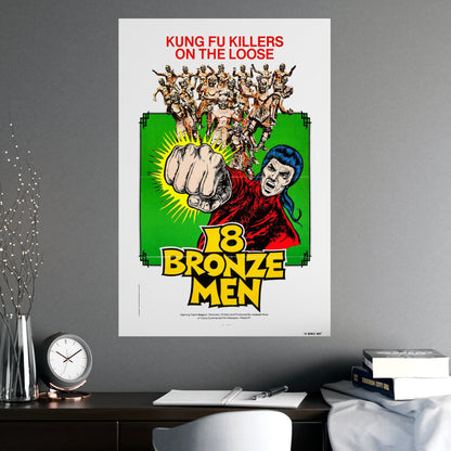 18 BRONZE MEN 1976 - Paper Movie Poster-The Sticker Space