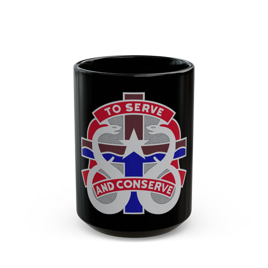 18 Field Hospital (U.S. Army) Black Coffee Mug-15oz-The Sticker Space