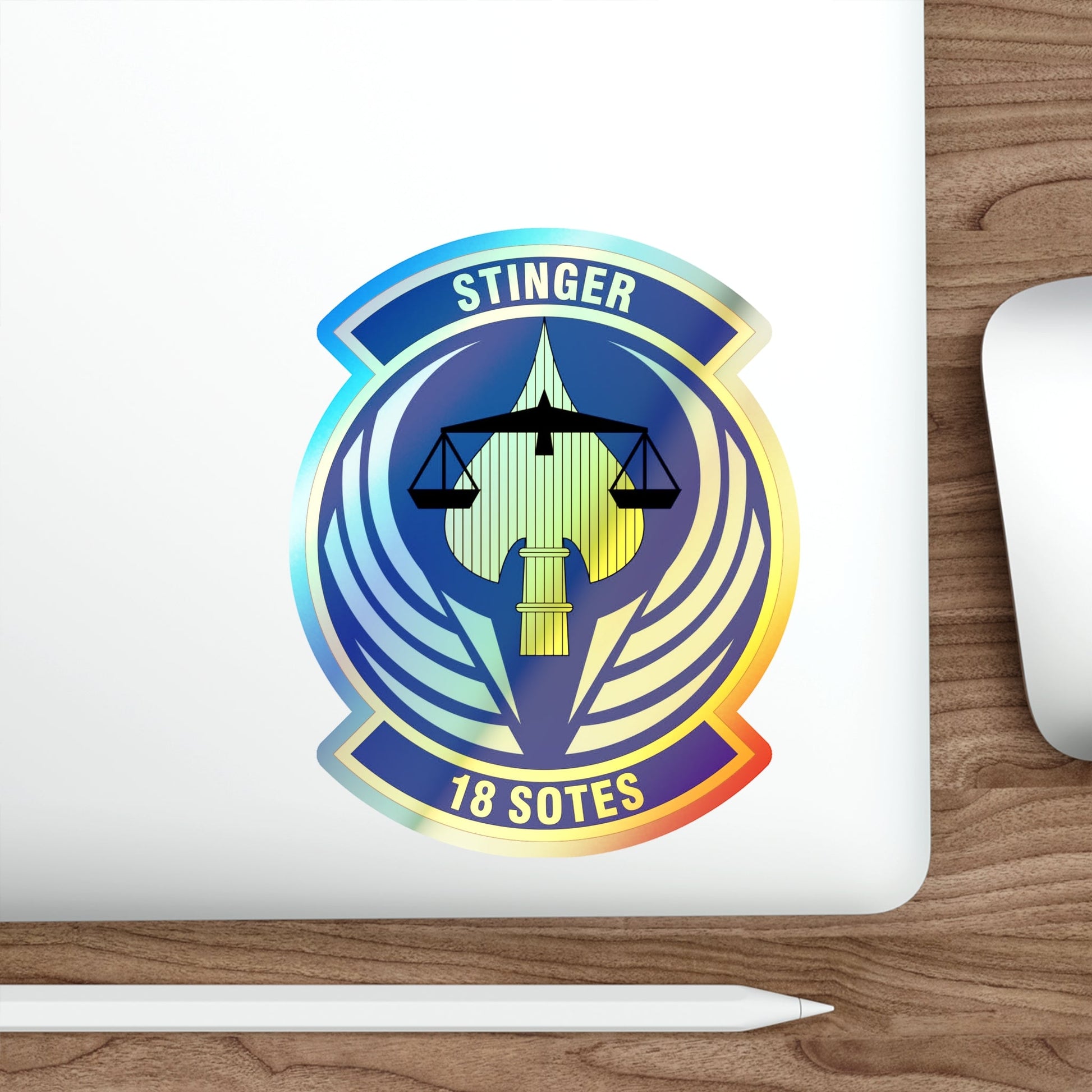 18 Special Operations Test and Evaluation Squadron AFSOC (U.S. Air Force) Holographic STICKER Die-Cut Vinyl Decal-The Sticker Space