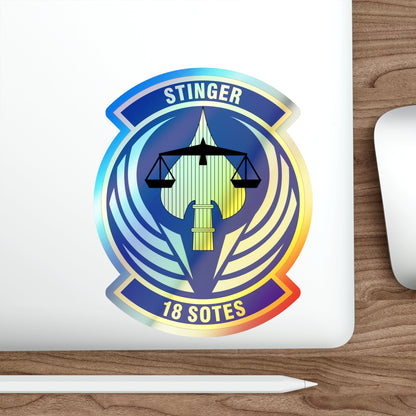 18 Special Operations Test and Evaluation Squadron AFSOC (U.S. Air Force) Holographic STICKER Die-Cut Vinyl Decal-The Sticker Space
