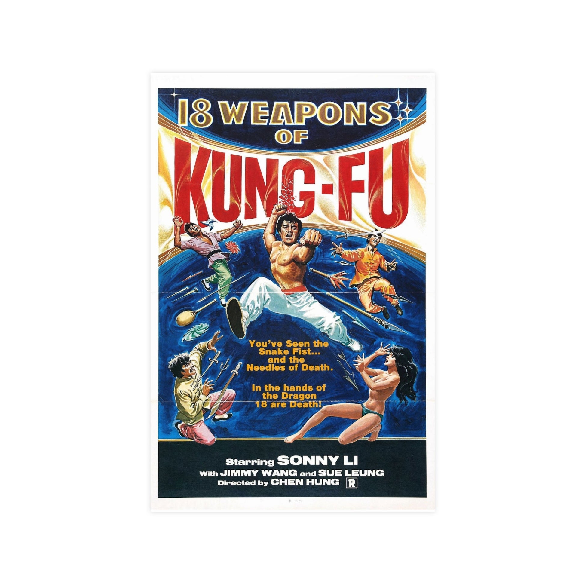 18 WEAPONS OF KUNG-FU 1977 - Paper Movie Poster-11″ x 17″ (Vertical)-The Sticker Space