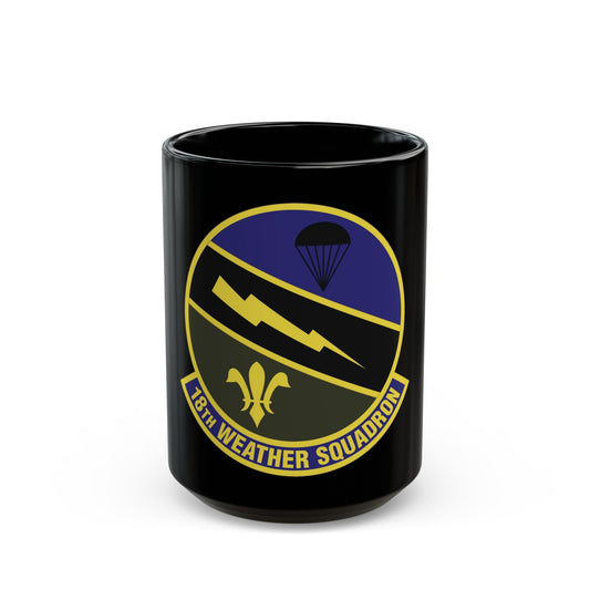 18 Weather Squadron ACC (U.S. Air Force) Black Coffee Mug