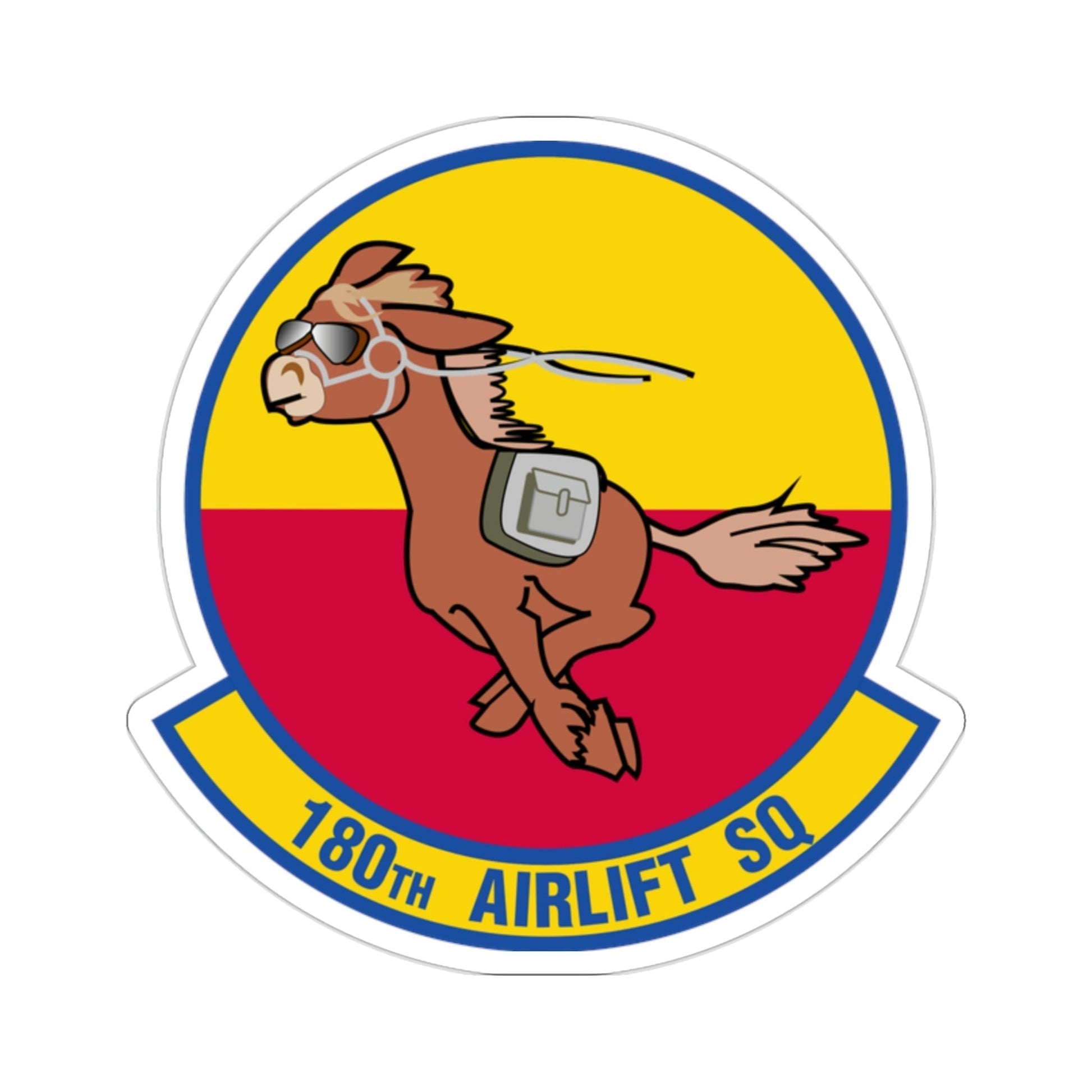 180 Airlift Squadron (U.S. Air Force) STICKER Vinyl Die-Cut Decal-2 Inch-The Sticker Space