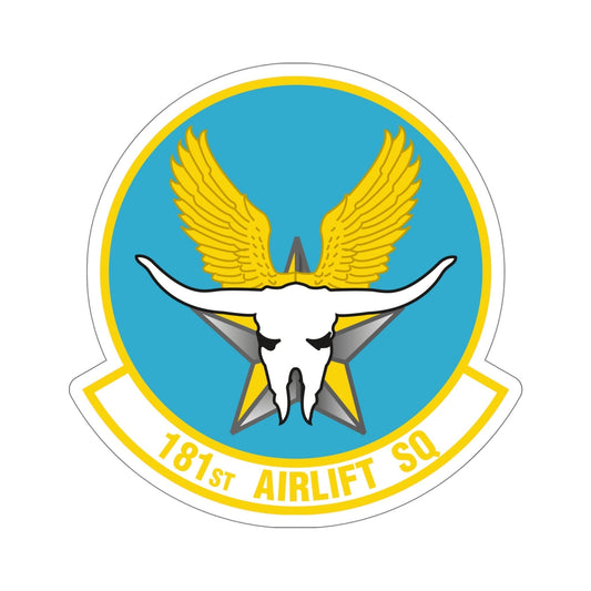 181 Airlift Squadron (U.S. Air Force) STICKER Vinyl Die-Cut Decal-6 Inch-The Sticker Space