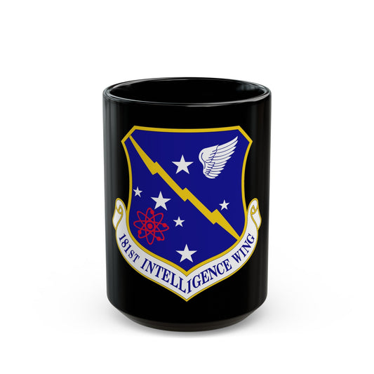 181st Intelligence Wing (U.S. Air Force) Black Coffee Mug-15oz-The Sticker Space