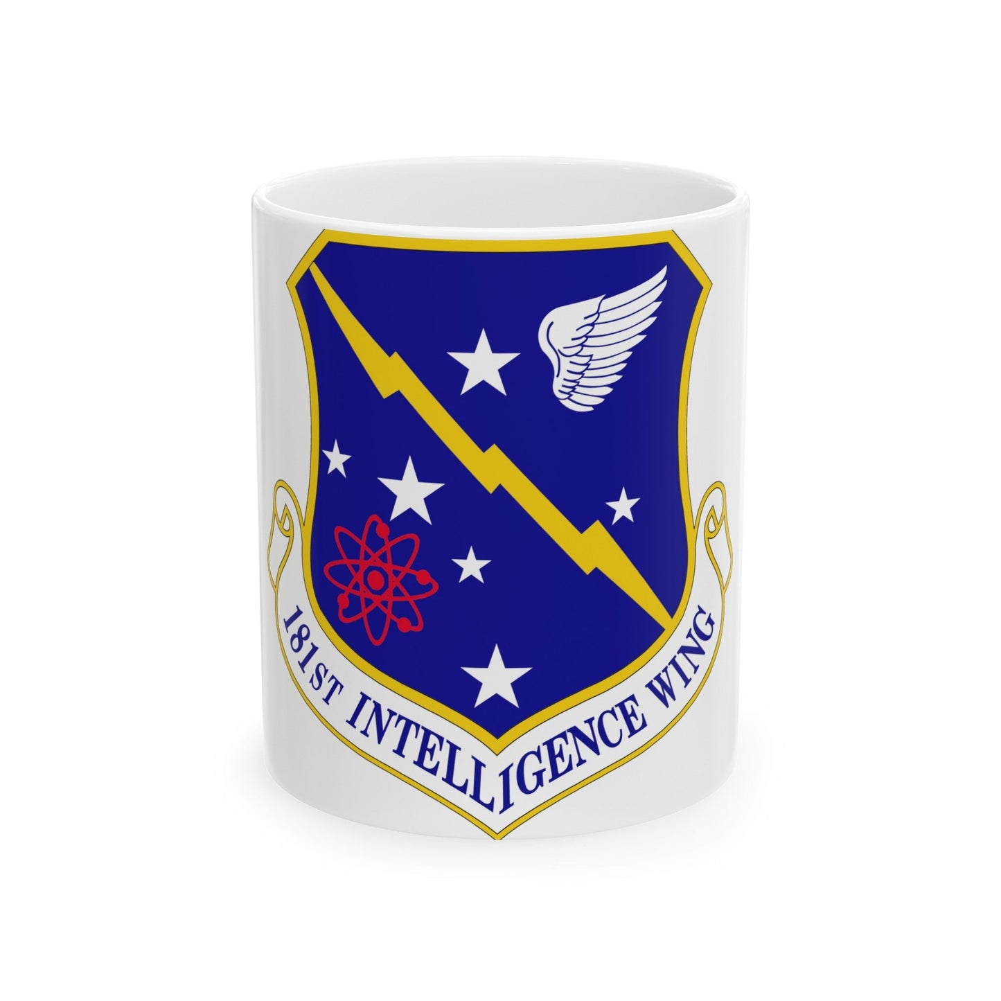 181st Intelligence Wing (U.S. Air Force) White Coffee Mug-11oz-The Sticker Space