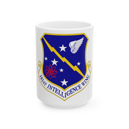181st Intelligence Wing (U.S. Air Force) White Coffee Mug-15oz-The Sticker Space