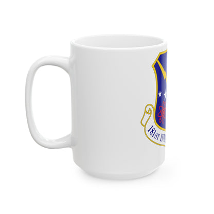 181st Intelligence Wing (U.S. Air Force) White Coffee Mug-The Sticker Space