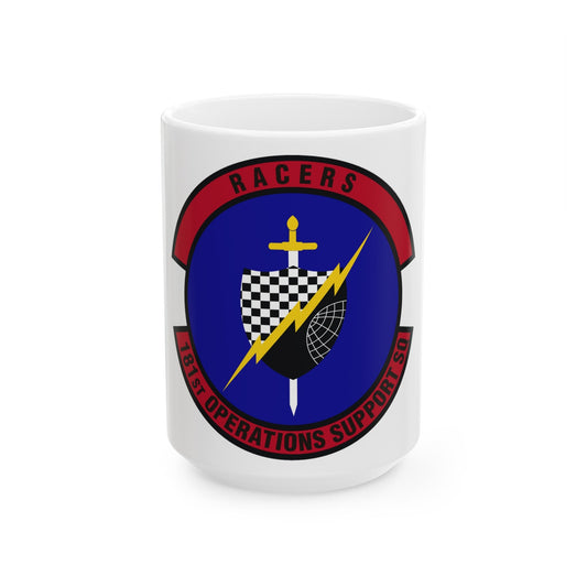 181st Operations Support Squadron (U.S. Air Force) White Coffee Mug-15oz-The Sticker Space