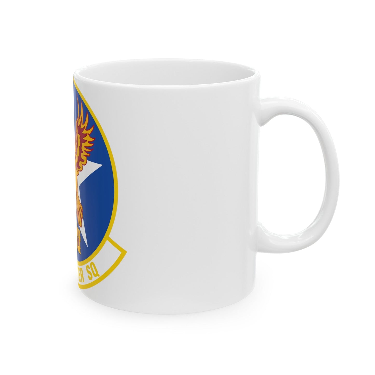 182 Fighter Squadron (U.S. Air Force) White Coffee Mug-The Sticker Space