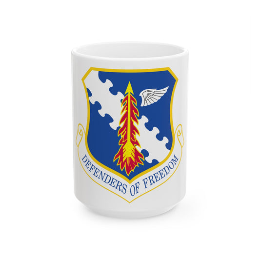 182d Airlift Wing insignia AFD 080128 056 (U.S. Air Force) White Coffee Mug-15oz-The Sticker Space