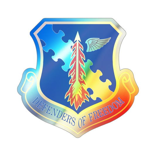182d Airlift Wing (U.S. Air Force) Holographic STICKER Die-Cut Vinyl Decal-6 Inch-The Sticker Space