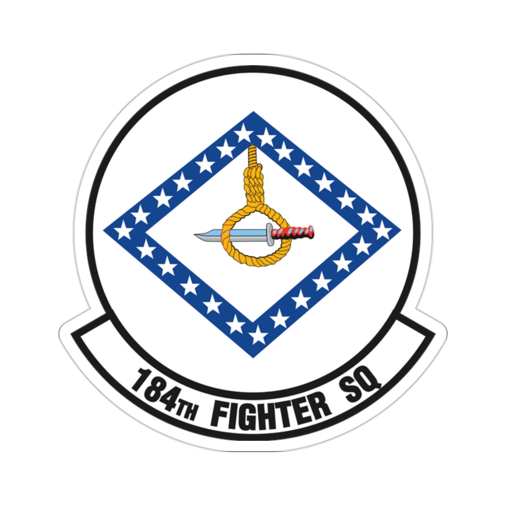 184 Fighter Squadron (U.S. Air Force) STICKER Vinyl Die-Cut Decal-2 Inch-The Sticker Space